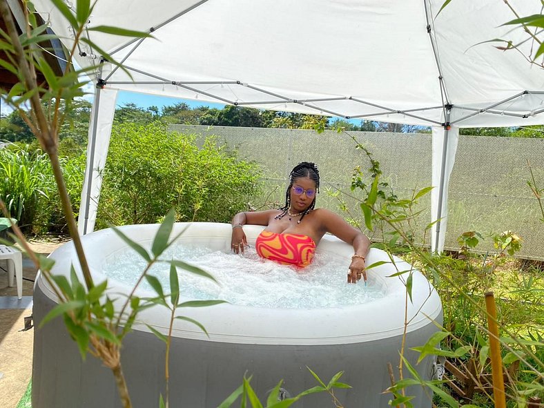 Chalet B. en Bois au Cœur de la Nature + JACUZZI