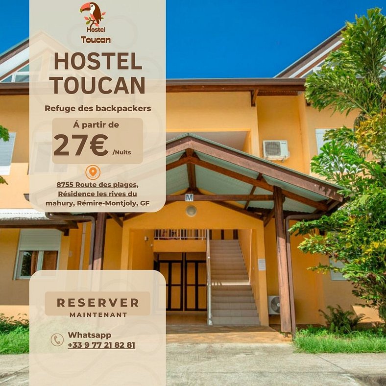 Hostel Le Toucan (Room III) shared accommodation